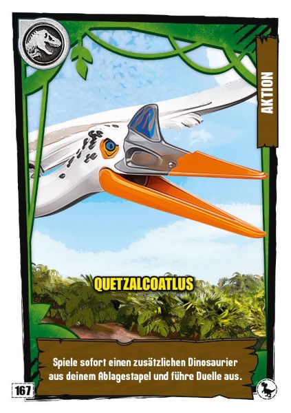 Nummer 167 I Quetzalcoatlus I LEGO Jurassic World TCG 3