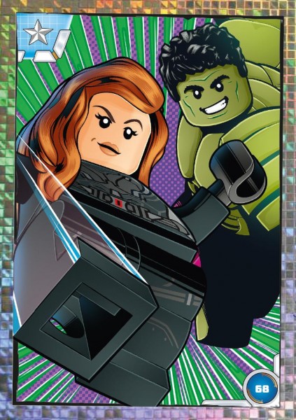 Nummer 068 I Comic Duo Black Widow & Hulk I LEGO Marvel Avengers TCC 1