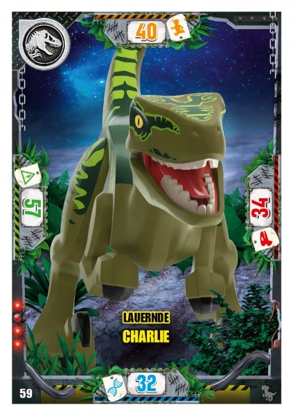 Nummer 059 I Lauernde Charlie I LEGO Jurassic World TCG 3