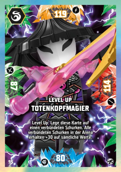 Nummer 095 I Level Up Totenkopfmagier I LEGO Ninjago TCG 8 Next Level