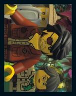 Sticker Nummer 123 I LEGO Ninjago Crystalized Stickerserie