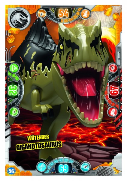 Nummer 56P I Wütender Giganotosaurus Twin-Karte