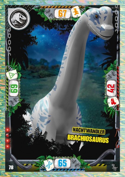 Nummer 078 I Nachtwandler Brachiosaurus I LEGO Jurassic World TCG 3