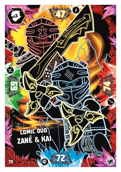 Nummer 075 I Comic Duo Zane & Kai I LEGO Ninjago TCG 8 Next Level