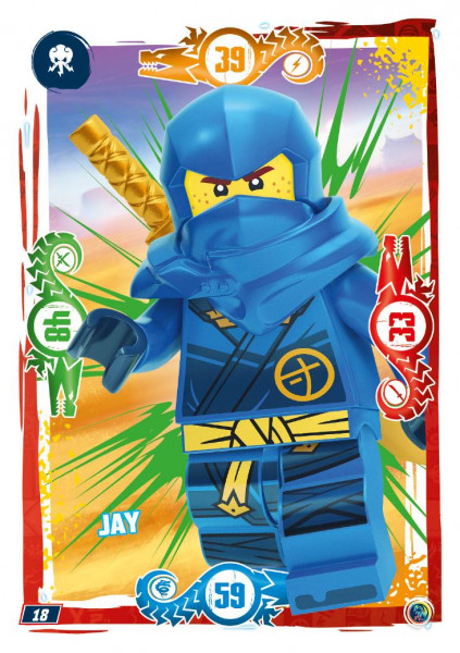 Nummer 018 I Jay I LEGO Ninjago TCG 9