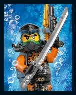 Sticker Nummer 033 I LEGO Ninjago Crystalized Stickerserie