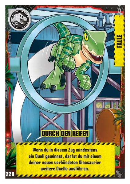 Nummer 228 I Durch den Reifen I LEGO Jurassic World TCG 3