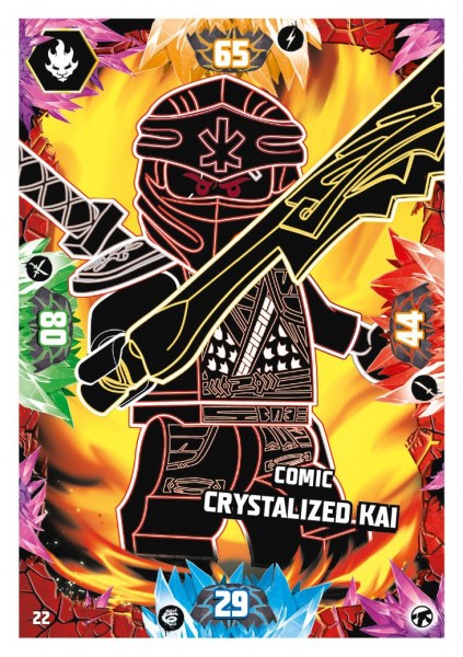 Nummer 022 I Comic Crystalized Kai I LEGO Ninjago TCG 8 Next Level