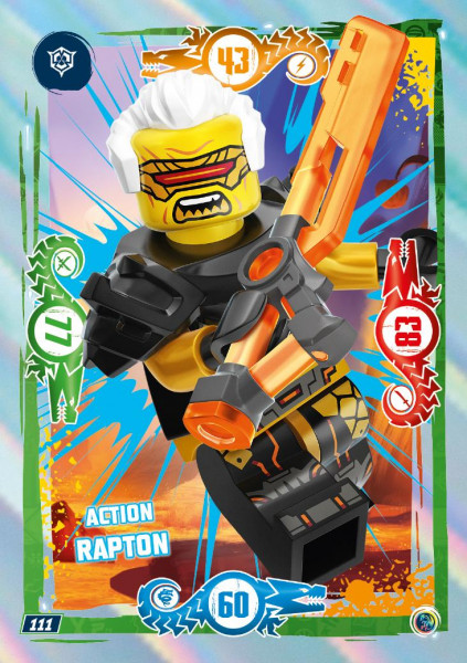 Nummer 111 I Action Rapton I LEGO Ninjago TCG 9