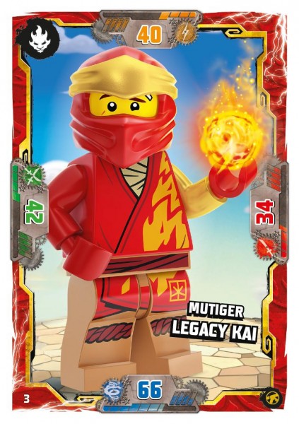 Nummer 003 I Mutiger Legacy Kai I LEGO Ninjago TCG 8 Next Level