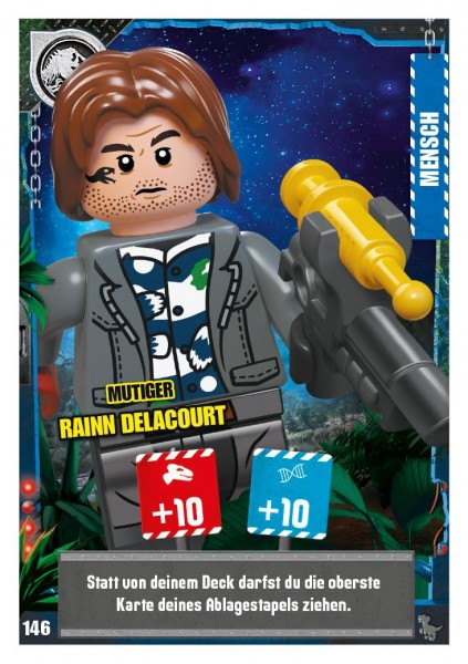 Nummer 146 I Mutiger Rainn Delacourt I LEGO Jurassic World TCG 3