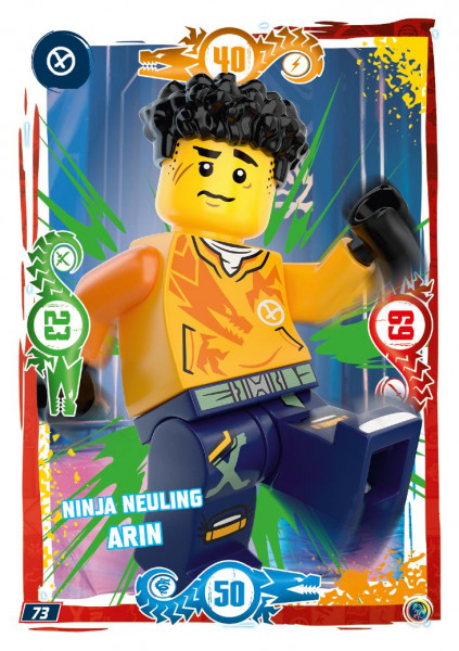 Nummer 073 I Ninja Neuling Arin I LEGO Ninjago TCG 9
