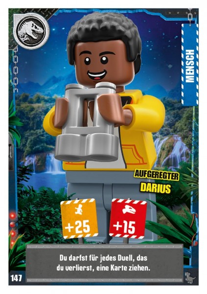 Nummer 147 I Aufgeregter Darius I LEGO Jurassic World TCG 3