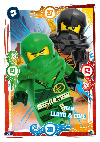 Nummer 072 I Team Lloyd & Cole I LEGO Ninjago TCG 9