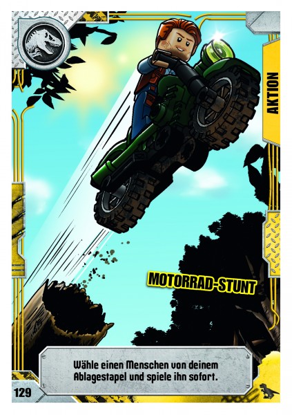 Nummer 129 I Motorrad-Stunt