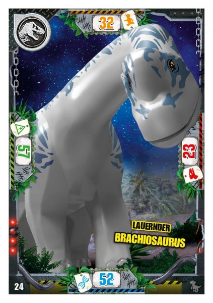 Nummer 024 I Lauernder Brachiosaurus I LEGO Jurassic World TCG 3