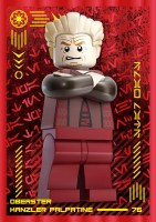 Nummer 076 I Oberster Kanzler Palpatine Twin-Karte I "Die Macht"-Edition Nummer 076 I Oberster Kanzler Palpatine Twin-Karte I "Die Macht"-Edition