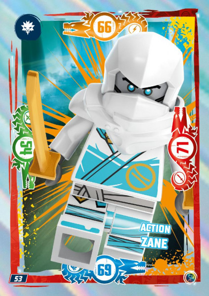 Nummer 053 I Action Zane I LEGO Ninjago TCG 9