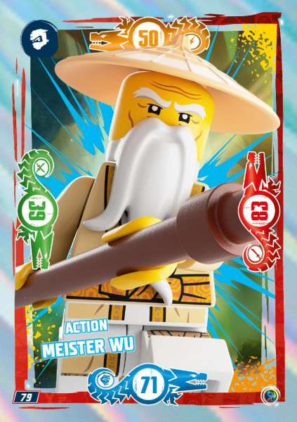 Nummer 079 I Action Meister Wu I LEGO Ninjago TCG 9