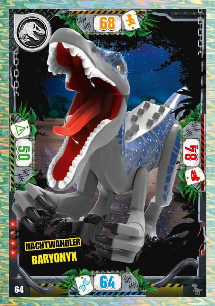 Nummer 064 I Nachtwandler Baryonyx I LEGO Jurassic World TCG 3