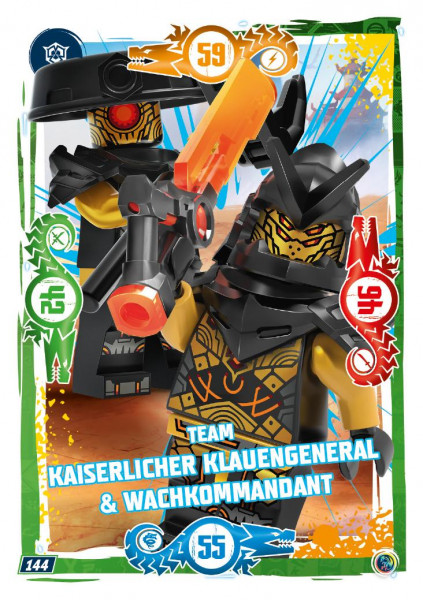 Nummer 144 I Team Kaiserlicher Klauengeneral & Wachkommandant I LEGO Ninjago TCG 9