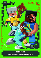Nummer 075 I Neon Team Wachsoldat und Wachkrieger I LEGO Minecraft TCC 1 Nummer 075 I Neon Team Wachsoldat und Wachkrieger I LEGO Minecraft TCC 1