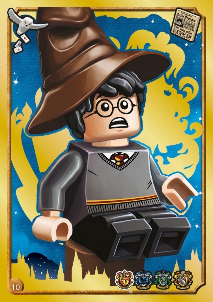 Sammelkarte Gold Nummer 010 I Harry Potter Trading Card