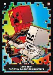 Nummer 083 I Comic Team Skeleton and Exploding Creeper