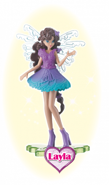 Winx Club Sammelfigur Magic Girl Layla!