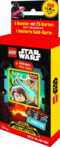 Lego Star Wars Sticker alle 4 Blister mit exklusiven 3D-Karten  Neu & OVP 