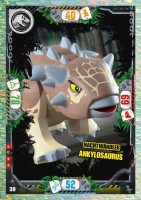 Nummer 039 I Nachtwandler Ankylosaurus I LEGO Jurassic World TCG 3 Nummer 039 I Nachtwandler Ankylosaurus I LEGO Jurassic World TCG 3