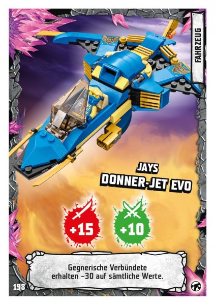 Nummer 198 I Jays Donner-Jet EVO I LEGO Ninjago TCG 8 Next Level