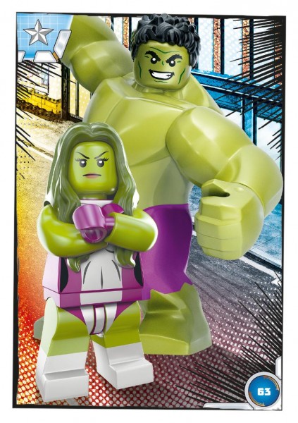Nummer 063 I Duo She-Hulk & Hulk I LEGO Marvel Avengers TCC 1