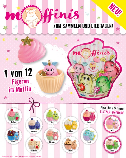Moffinis Sammelfiguren Muffins sammeln 