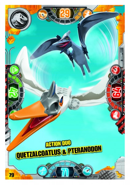 Nummer 079 I Action Duo Quetzalcoatlus & Pteranodon