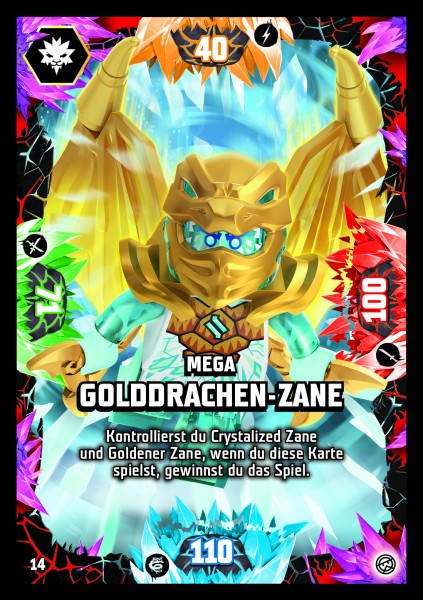 Nummer 014 I Mega Golddrachen-Zane