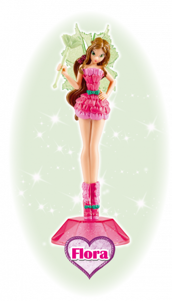 Winx Club Sammelfigur Stift Flora!