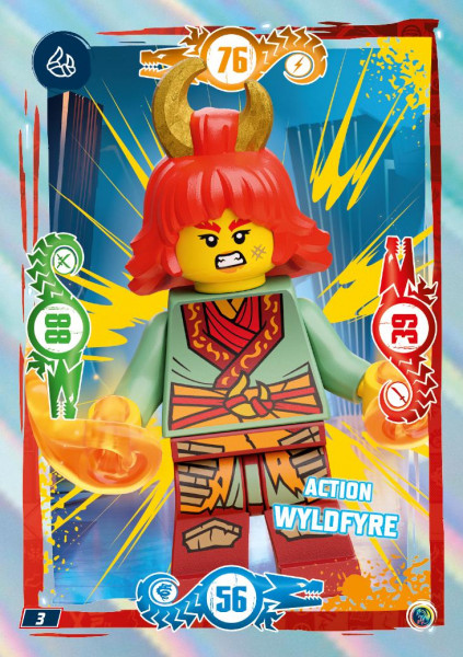 Nummer 003 I Action Wyldfyre I LEGO Ninjago TCG 9