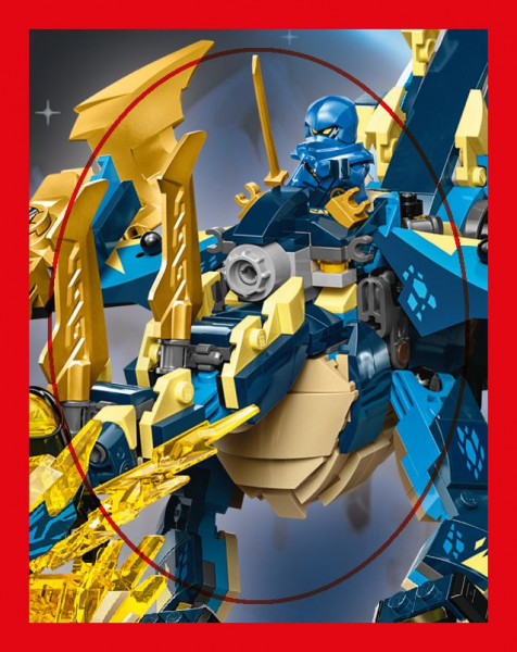 Sticker Nummer 110 I LEGO Ninjago Dragons Rising Stickerserie