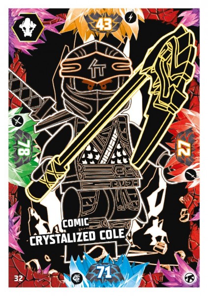 Nummer 032 I Comic Crystalized Cole I LEGO Ninjago TCG 8 Next Level