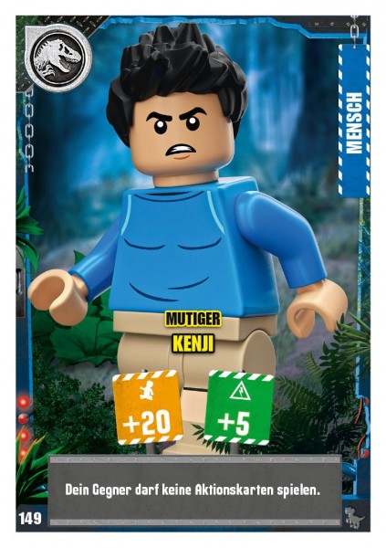 Nummer 149 I Mutiger Kenji I LEGO Jurassic World TCG 3