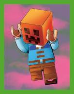 Nummer 008 I LEGO® Minecraft Sticker