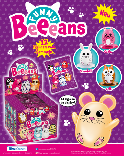 Funny Beeeans Purple-Edition Display