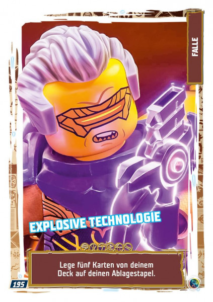 Nummer 195 I Explosive Technologie I LEGO Ninjago TCG 9