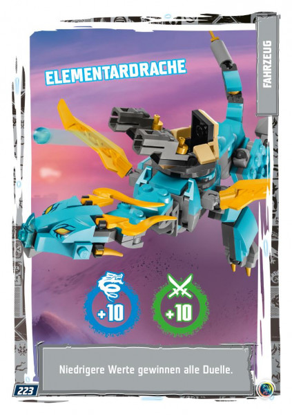 Nummer 223 I Elementardrache I LEGO Ninjago TCG 9