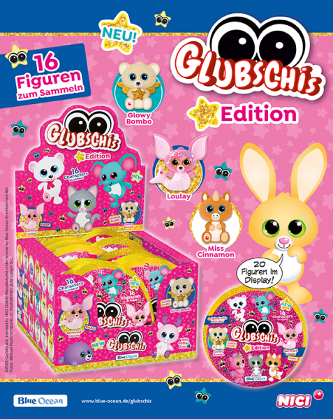 Glubschis Sammelfiguren Stern-Edition Display