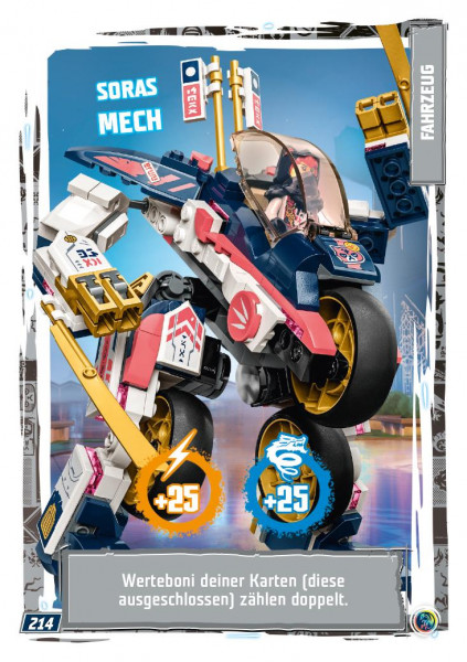 Nummer 214 I Soras Mech I LEGO Ninjago TCG 9