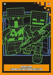 Nummer 081 I Neon Team Zombie Villager and Skeleton