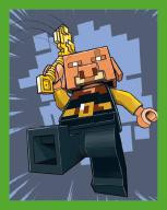 Nummer 00119 I LEGO® Minecraft Sticker