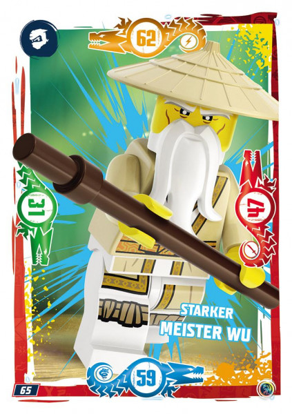 Nummer 065 I Meister Wu I LEGO Ninjago TCG 9